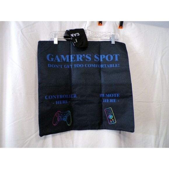 Gamer's Spot Other - Gamer's Spot Don't Get Too Comfortable Gaming Pillowcase Black 16 x 16